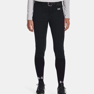 Under Armour UA Utility Softball Pants Black White S